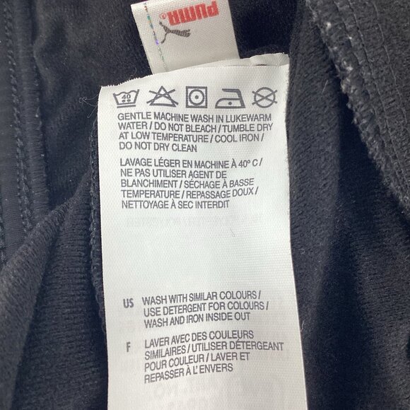 Puma Women’s Zip-Up Track Jacket T7 Track Black Mauve Red Size Large - Picture 11 of 11